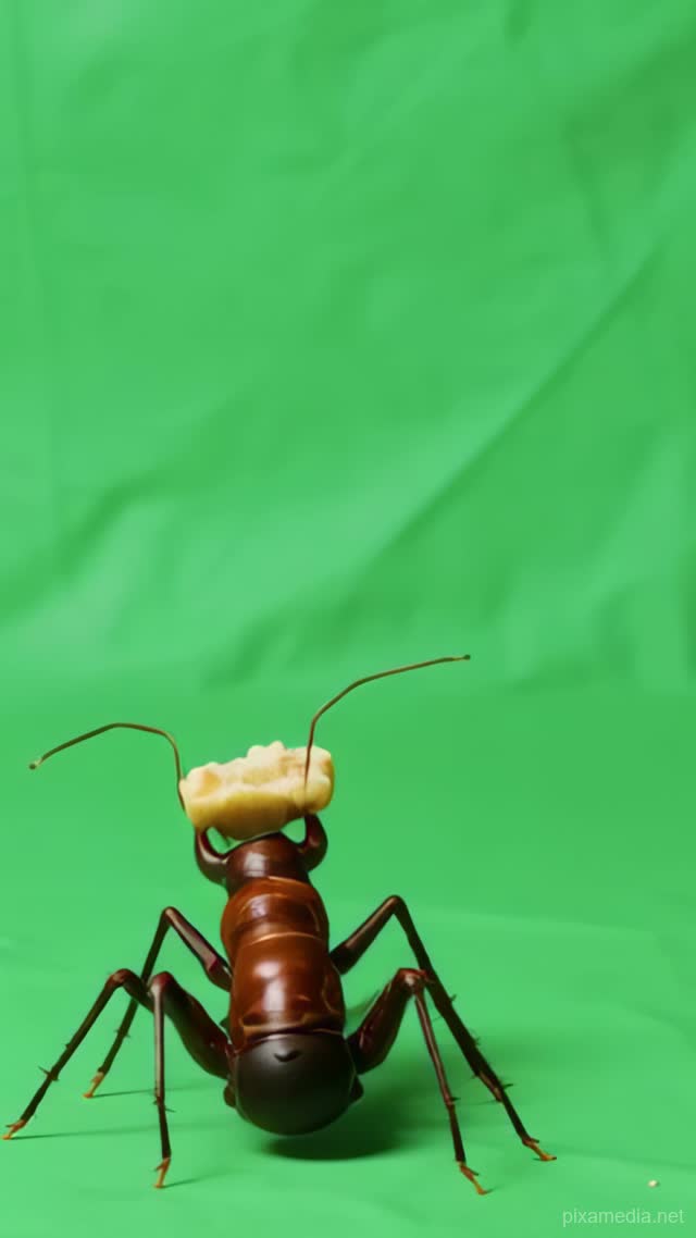 Fire Ant's Chroma Crumb - Green Screen AI stock